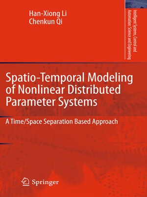 cover image of Spatio-Temporal Modeling of Nonlinear Distributed Parameter Systems